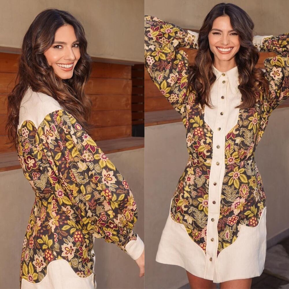 Alemais Isabella Panel Mini Dress